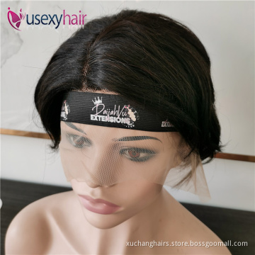 Custom Logo Adjustable Elastic Lace Melt Belt Bands For Wigs